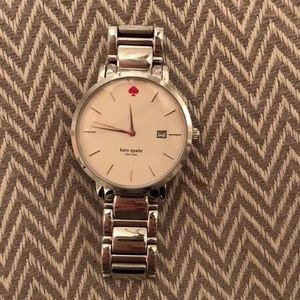 Kate Spade Gramercy Grand Women’s Watch — Silver